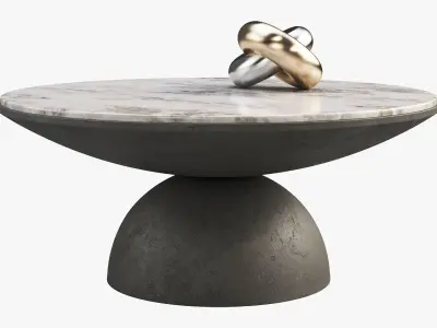 Joybird Amina Coffee Table 3D model