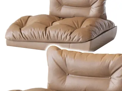 Milano Baxter Armchair 3D model