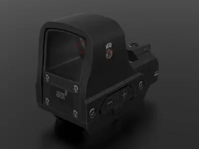 Holosun 510C Gen1 Low-poly 3D model