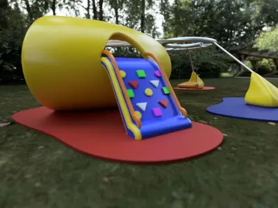 Juego Infantil 3D model