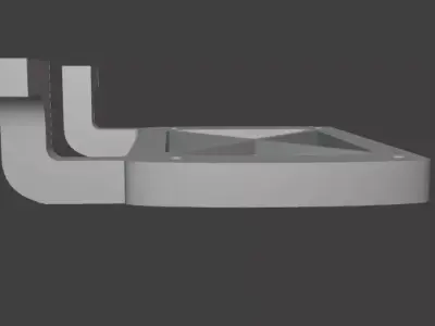 Front License Plate Mount - Compatible with Taunus TC3  3D print model