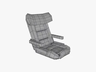 Passanger Seat 3D model by 3Design3D