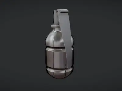 military hand grenade 3D model shop