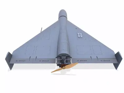 HESA Shahed 136 Kamikaze Drone Geran-2 Low-poly PBR Low-poly 3D model