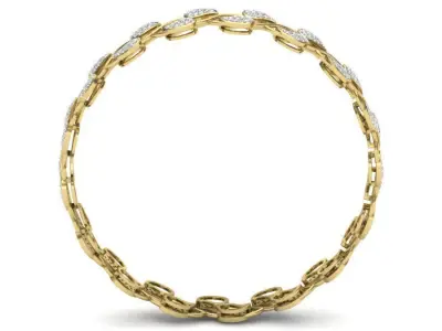 Stylish antique bracelet  3D print model