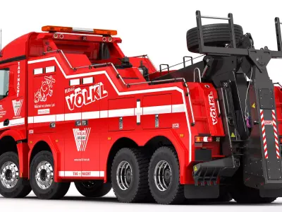 Mercedes Arocs Tow Truck 8X4 3D model purchase