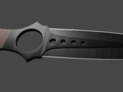 Knife the skeleton CS GO 3D model