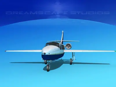 Piper Aerostar FJ-100 Fanjet V02 3D model