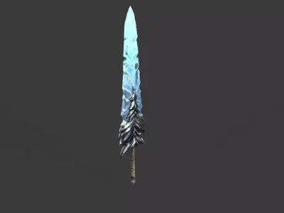 Great Sword  07 Low-poly 3D model