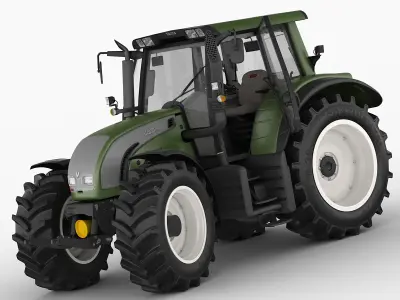 Valtra N142 tractor 3D model
