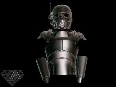 Fallout NCR Ranger combat armor 3D print model