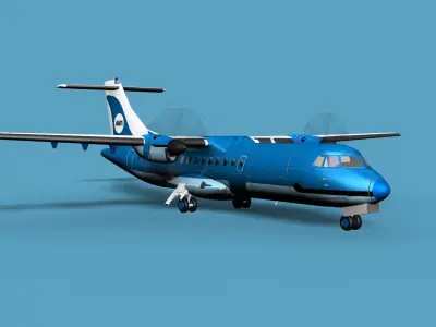 ATR  ATR-42-500 Amakusa Airlines 3D model