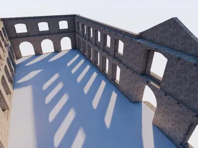 Commercial building-building classic 3D model