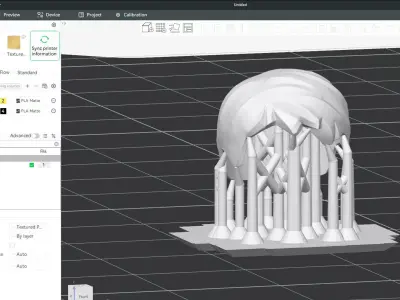 Custom 3D print Minifigure Accessory - Minifigure Hair S2 - 093 3D print model