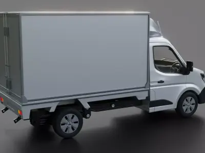 Nissan Interstar Box Truck 3D model