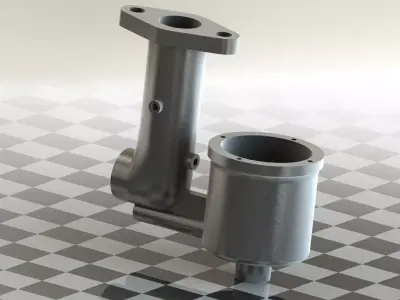 Carburetor Body 3D model