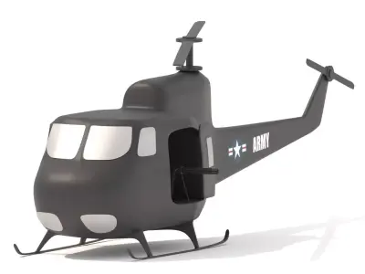 Bell UH-1 Huey toy Bell UH-1 Huey toy 3D model