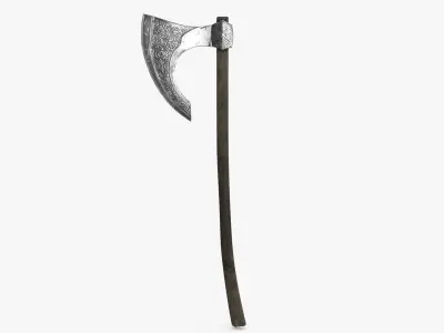 Viking Ax Low-poly 3D model buy