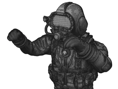 Industrial Diver Pos 01 3D print model