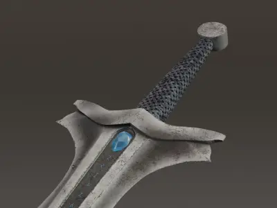 Ancient Sword Free low-poly 3D model purchase