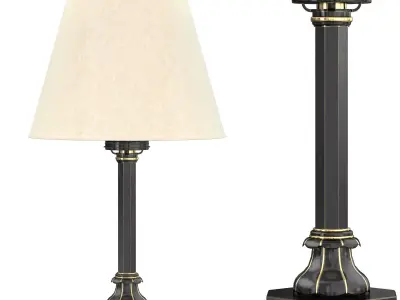 Antique Table lamp 3D model