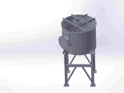 Industrial mixer Free 3D model