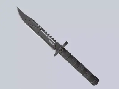 Combat knife Low-poly 3D model purchase