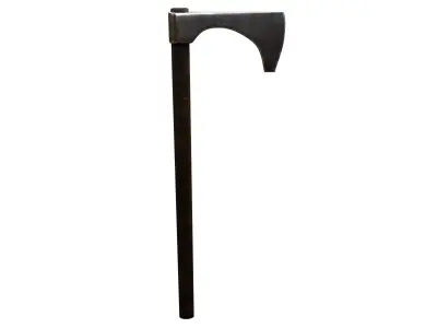 Ax Medieval Low-poly 3D model 2