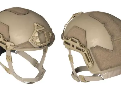 ATE HHV BALLISTIC HELMET Low-poly 3D model