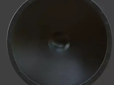 Viking Round Shield 3D Model v03 Low-poly 3D model