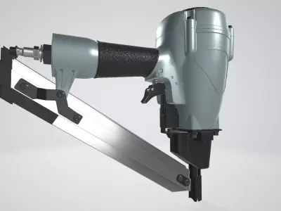 metabo NR 38AK Strap Tite Nailer Instruction Manual Low-poly 3D model