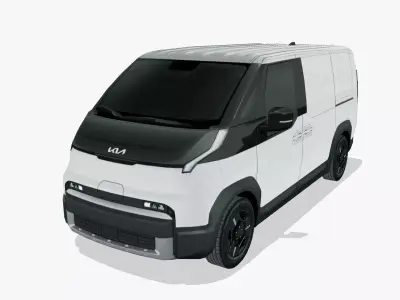 Kia PV5 Cargo 2025 Low-poly 3D model