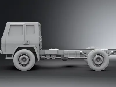 DAF T244 scale model 3D print model