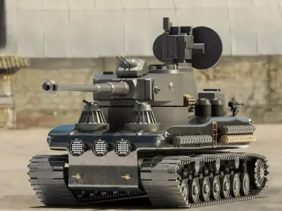 War Tank 3D model from CGTrader