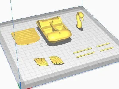 SWAN BOAT 3D print model