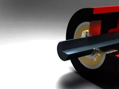 Conveyor Roller Free 3D model