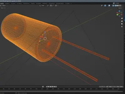 Capacitor battery Free 3D model