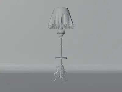 Antique lampshade 3D model