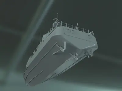 SAR 33 missile boat 3D model