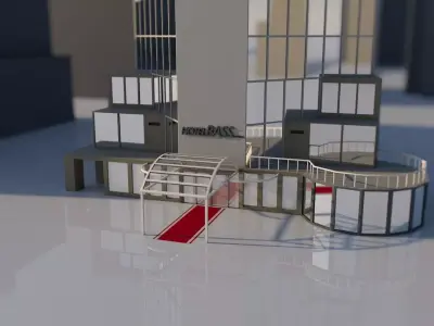 Hotel BASS 3D model