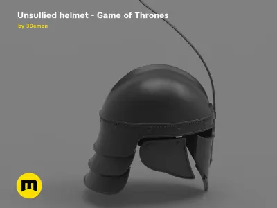Game of Thrones Unsullied Helmet 3D print model