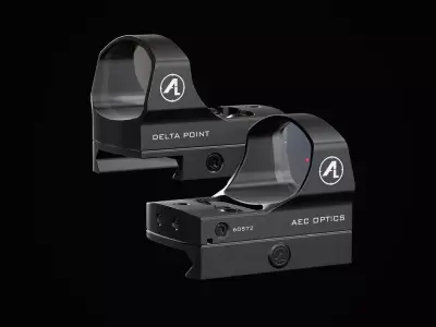 DeltaPoint - Reflex Sight  Low-poly 3D model