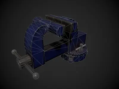 Handtools knife Free low-poly 3D model