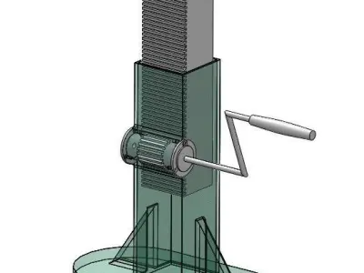 Screw Jack  3D model