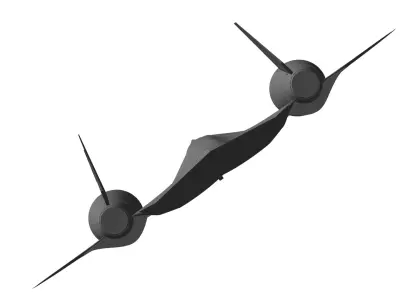Lockheed SR-71A Blackbird 3D model