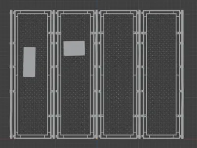 Metal Fence 3D model purchase