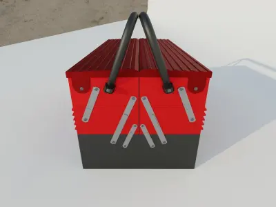 Toolbox 3D model Low-poly 3D model purchase