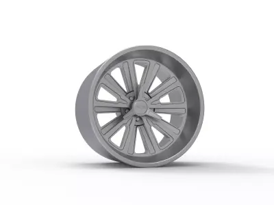 FOOSE ASCOT CONCAVE WHEEL 3D PRINT MODEL 3D print model