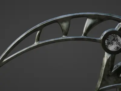 Grim Reaper Scythe 3D model