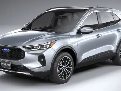 Ford Escape Hybrid 2023 3D model